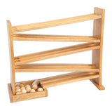 Wooden & Handcrafted ToysWOOD MARBLE BALL RUN - Racetrack Toy Roller Race GamechildrenchildrensSaving Shepherd