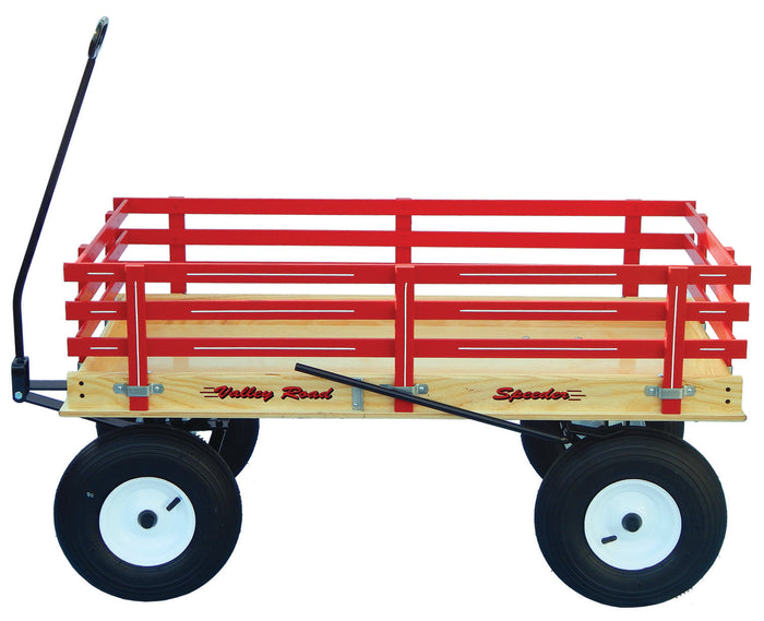 Wheelbarrows, Carts & WagonsHUGE Valley Road AMISH WAGON with Brake 4 Feet Beach Garden Cart in 4 ColorsAmish WheelscartsSaving Shepherd