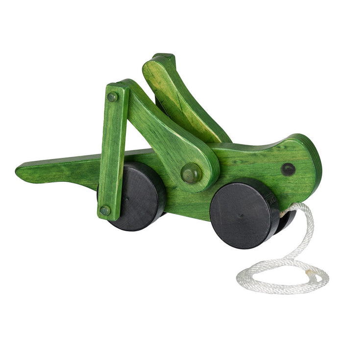 Wooden & Handcrafted ToysGRASSHOPPER PULL TOY - Solid Wood Handmade Toddler Walking ToyschildrenchildrensSaving Shepherd