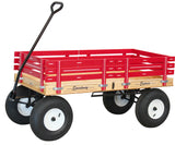 Wagon4' WAGON with HAND BRAKE - 48" x 24" Amish Garden CartAmishWheelsfun & gamesSaving Shepherd
