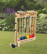 CroquetCROQUET SET & CADDY 6 Player 24" Maple & Brass Amish Handmade USAcricketcroquetSaving Shepherd