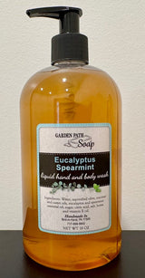 Bath & BodyEUCALYPTUS SPEARMINT LIQUID HAND & BODY WASH - Refreshing & Invigorating Cleanser 18 ozbodybody washSaving Shepherd