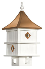 BirdhouseMANOR BIRDHOUSE - 4 Hole PVC House - Choice of Top & Weathervanebirdbird houseSaving Shepherd