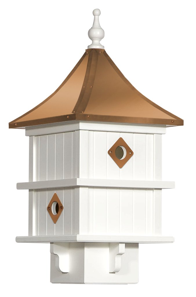 BirdhouseMANOR BIRDHOUSE - 4 Hole PVC House - Choice of Top & Weathervanebirdbird houseSaving Shepherd