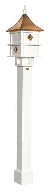 BirdhouseMANOR BIRDHOUSE - 4 Hole PVC House - Choice of Top & Weathervanebirdbird houseSaving Shepherd