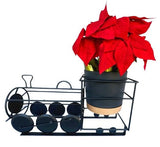 Candle & Plant StandChoo Choo Train Locomotive Plant Holder – Amish HandcraftedSaving Shepherd