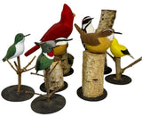 Folk ArtCAROLINA WREN on NATURAL TRUNK BASE – Hand Carved Bird PA Dutch Folk ArtartbirdSaving Shepherd