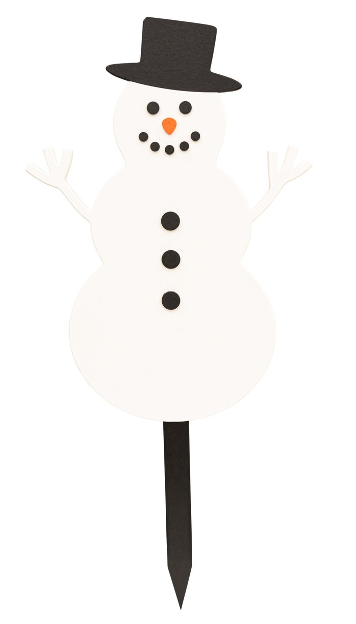 Lawn DecorFROSTY the SNOWMAN WINTER DECOR - All Weather Christmas Holiday Garden StakeChristmasChristmas DecorSaving Shepherd