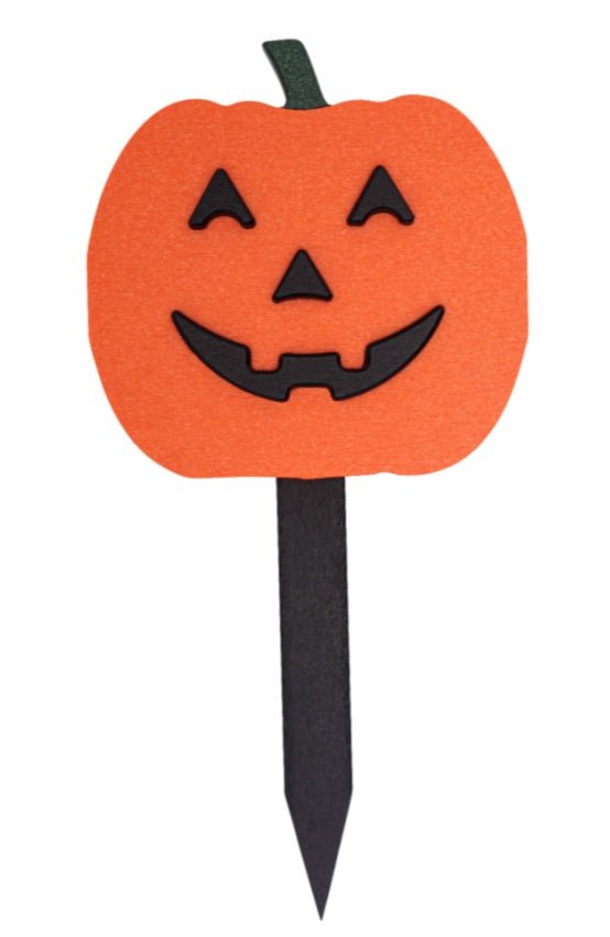 Lawn DecorPUMPKIN JACK - O - LANTERN DECOR - All Weather Fall Halloween Garden Stakeautumncountry accentSaving Shepherd