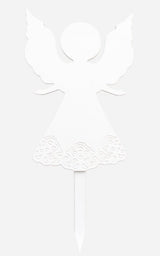 Lawn DecorSNOW ANGEL OUTDOOR DECOR - All Weather Christmas Holiday Garden StakeangelAngel FigurineSaving Shepherd