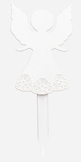 Lawn DecorSNOW ANGEL OUTDOOR DECOR - All Weather Christmas Holiday Garden StakeangelAngel FigurineSaving Shepherd