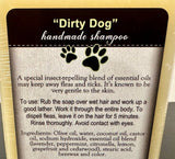 ShampooDIRTY DOG SHAMPOO BAR | Natural Pet Wash with Repellent for Cats & Dogsbar soapCatSaving Shepherd
