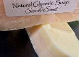 SoapFLIP FLOPS GLYCERIN SOAP - 4 Summer Scents for Dry Sensitive Skinbar soapflip flopsSaving Shepherd