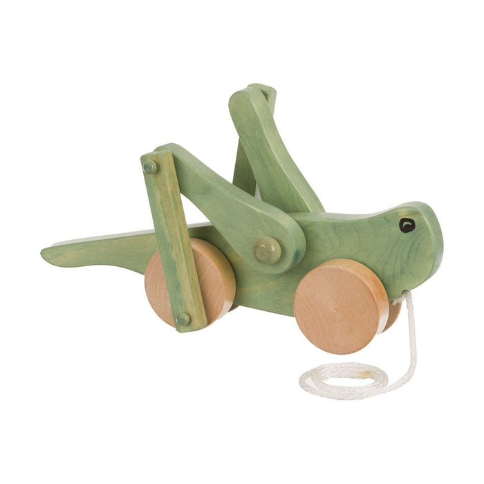 Wooden & Handcrafted ToysGRASSHOPPER PULL TOY - Solid Wood Handmade Toddler Walking ToychildrenchildrensSaving Shepherd
