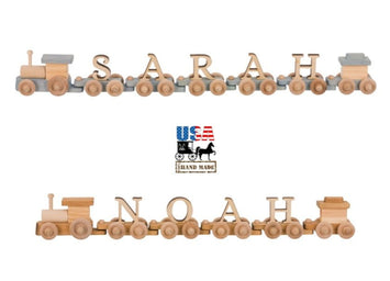 Wooden & Handcrafted ToysNAME TRAIN - Choo Choo Engine