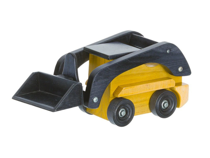 Wooden & Handcrafted ToysSKID LOADER - Working Construction Wood Toy Bobcat Skid - Steer TruckAmishchildrenSaving Shepherd