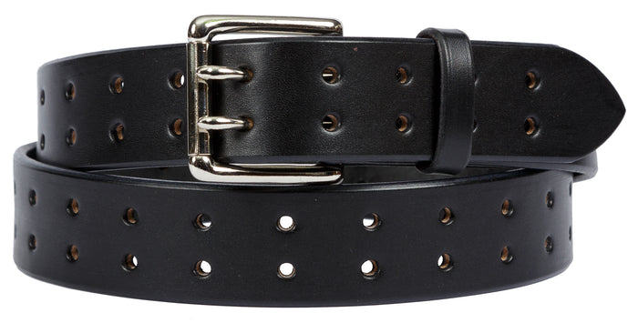 Leather BeltDUAL PRONG DOUBLE HOLE BELT - 1½