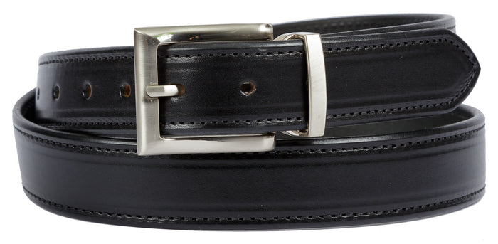 Leather BeltDRESS BELT - Stitched Bridle Leather in 4 Colors USA HANDMADEbeltbeltsSaving Shepherd