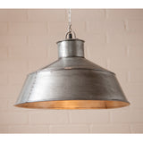 Chandeliers & Ceiling FixturesLARGE SPRINGHOUSE PENDANT Light in Antique Polished Tin Finishaccentaccent lightSaving Shepherd