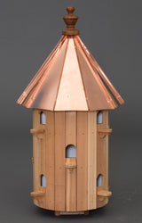 Birdhouse10 ROOM CEDAR BIRDHOUSE- Large 30½" Copper Roof Bird Housebirdbird houseSaving Shepherd