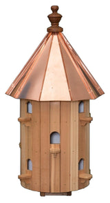 Birdhouse10 ROOM CEDAR BIRDHOUSE- Large 30½" Copper Roof Bird Housebirdbird houseSaving Shepherd
