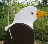 Bird FeederEAGLE BIRD FEEDER - Solid Wood American Bald Eaglebirdbird feederSaving Shepherd