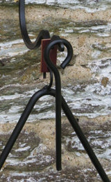 Wrought IronWrought Iron DINNER BELL Triangle Handforged Made in USAAmish BlacksmithchimeSaving Shepherd