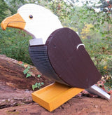 Bird FeederEAGLE BIRD FEEDER - Solid Wood American Bald Eaglebirdbird feederSaving Shepherd