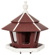 Bird FeederLARGE GAZEBO BIRD FEEDER with 3 Compartments & Wrap Around Tray - Custom Recycled Polybirdbird feederSaving Shepherd