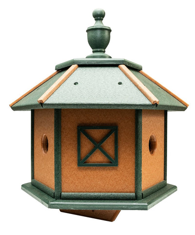 Birdhouse3 ROOM GAZEBO BIRDHOUSE - Weather Fade & Rot Proof Poly Amish USAbirdbird houseSaving Shepherd