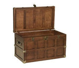 Steamer Trunks & Cedar Chests36½" AMISH STEAMER TRUNK - Handmade Hope Chest with Brass & Leather USAAmishbedroomSaving Shepherd