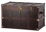 Steamer Trunks & Cedar Chests36½" AMISH STEAMER TRUNK - Handmade Hope Chest with Brass & Leather USAAmishbedroomSaving Shepherd