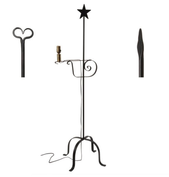 Floor LampWROUGHT IRON FLOOR LAMP - Adjustable