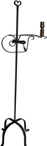 Floor LampWROUGHT IRON FLOOR LAMP - Adjustable "Quilter's Lamp" with Finial Choiceaccent lightingcountry lightingSaving Shepherd