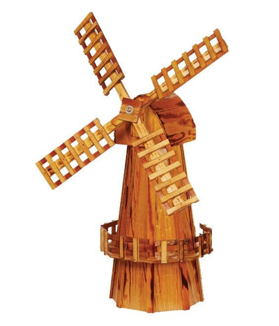 Windmill41" GARDEN WINDMILL - Wood Dutch Wind Mill Amish Handmade USAAmishwind millSaving Shepherd