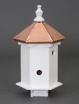 Birdhouse4 ROOM BIRDHOUSE CONDO - 24" Wood Bird House with Copper Roofbirdbird houseSaving Shepherd