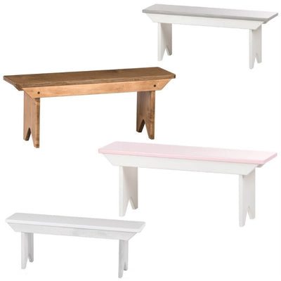 Play Tables & ChairsTODDLER BENCH in 4 Finishes - Amish Handmade Preschool Playroom Furniture SeatAmishbenchSaving Shepherd