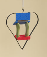 Bird FeederBIRD FEEDER in WROUGHT IRON HEART HANGER ~ Amish Handmade in 12 Color Choicesbirdbird feederSaving Shepherd