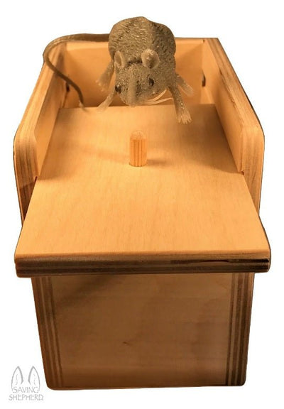 Wooden & Handcrafted ToysMouse Surprise Box - Amish Practical Prank Gag Gift Prank USA HANDMADEchildrengamesSaving Shepherd