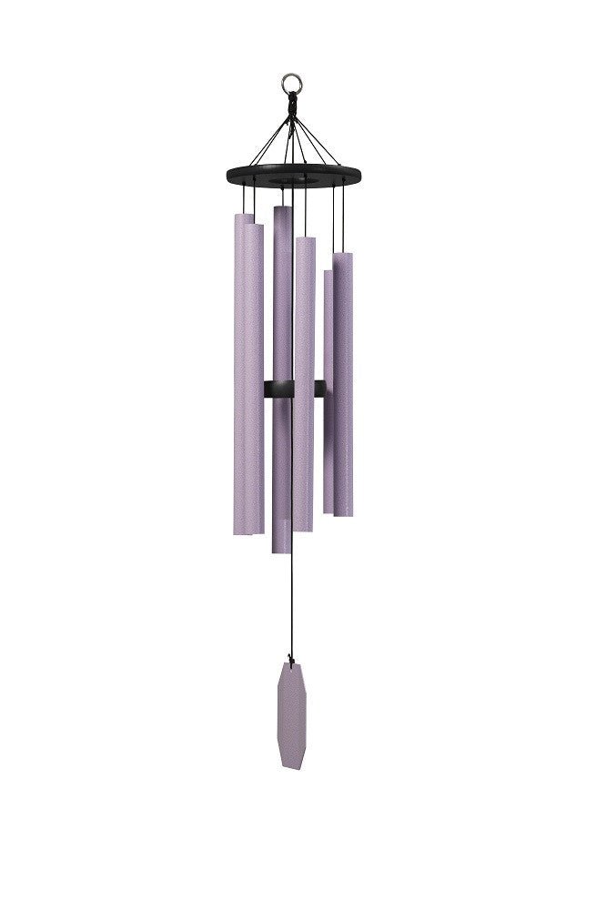 Wind ChimeBLEEDING HEART WIND CHIME ~ Amethyst 41 inch Amish Handmade in USAamethyst chimechimeSaving Shepherd