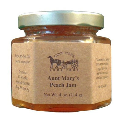Jams & JelliesAUNT MARY'S PEACH JAM - All Natural Homemade Conservedelicacyfarm marketSaving Shepherd