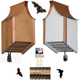 Bat HouseCOPPER ROOF BAT HOUSE - Backyard Mosquito Control in White & Cedar Finishbackyard batsbatSaving Shepherd