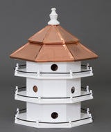 Birdhouse12 ROOM PURPLE MARTIN BIRDHOUSE - Large 3 Story Copper Roof Bird Housebirdbird houseSaving Shepherd