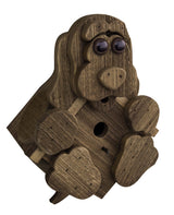 BirdhouseRUSTIC DOG BIRDHOUSE - Amish Handmade Mushroom Wood Puppy Bird Housebirdbird houseSaving Shepherd