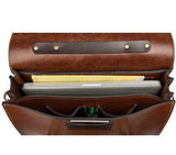 Leather BriefcaseEXECUTIVE LEATHER BRIEFCASE & MESSENGER BAG in ONE ~ Amish Handmade in U.S.A.AmishbackpackSaving Shepherd