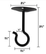 Ceiling HookCEILING HOOK - Amish Handcrafted Wrought Iron Swivel HangerAmish BlacksmithblacksmithSaving Shepherd