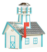 MailboxDELUXE DIAMOND PLATE LIGHTHOUSE MAILBOX - Weatherproof 100% Recycled Poly in 14 Colorsbarndiamond plateSaving Shepherd