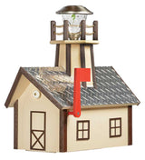 MailboxDELUXE DIAMOND PLATE LIGHTHOUSE MAILBOX - Weatherproof 100% Recycled Poly in 14 Colorsbarndiamond plateSaving Shepherd