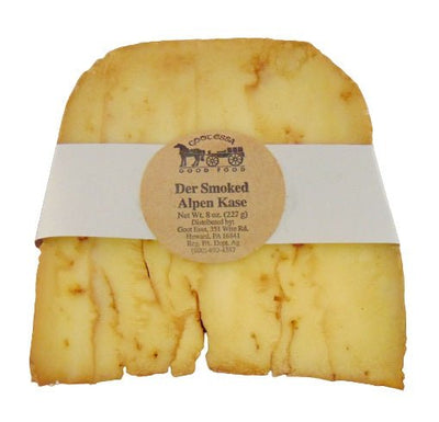 CheeseDER SMOKED ALPEN KASE - Cave Aged Firm Smooth Cheese with Hint of Salty CrunchcheesedelicacySaving Shepherd