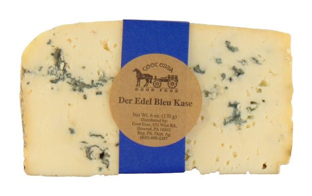 CheeseDER EDEL BLEU KASE - Artisan Cave Aged Stilton-Style Blue Cheesecheesedelicacyfarm market6 oz wedgeSaving Shepherd